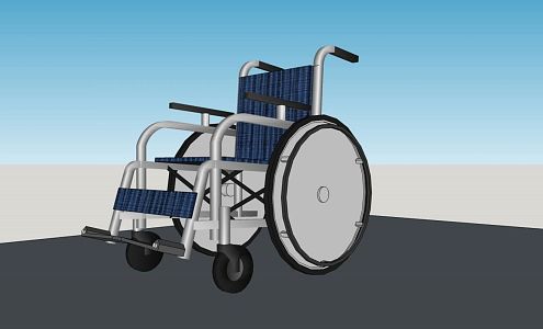 Modern Wheelchair 3d model