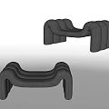 Modern Sofa Stool Sofa Chair Sofa Leisure Sofa Lazy Sofa Shoe Stool Low Stool Leisure Stool Foot 3d model