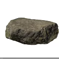 Large Rough Natural Stone Material With Human Figure For Size Scale Reference 3d model
