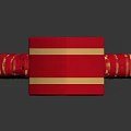Traditional Chinese New Year Red Firecrackers Decoration With Top Fu Character