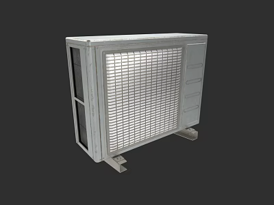 Air Cooler Fan With Metal Body Grille Design And Vertical Stand Structure 3d model