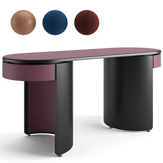 Modern Baxter Desk 3d model