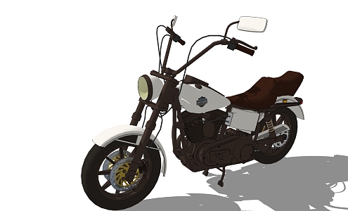 Modern Motorcycle 3d model