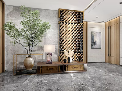 Modern Front Office Company Front Office. 3d model