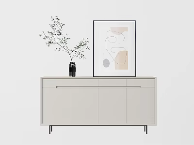Modern Door Entry Shoe Cabinet Hallway Shoe Cabinet End View Cabinet Locker Side Cabinet Bucket Cabinet Decorative Cabinet Low Cabinet Ornaments 3d model