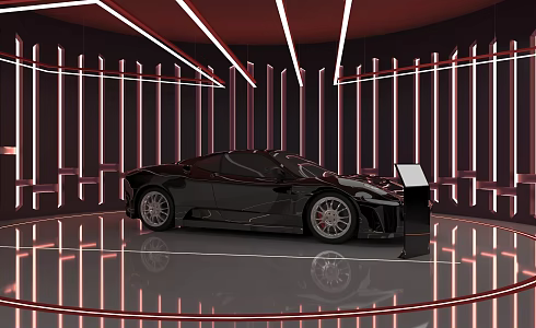 Hyundai 4S store 3d model