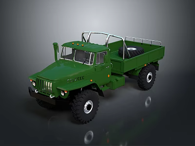 Military Green Armored Tank With Turret Cannon Heavy Tracks And Armor Design 3d model
