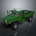 Military Green Armored Tank With Turret Cannon Heavy Tracks And Armor Design