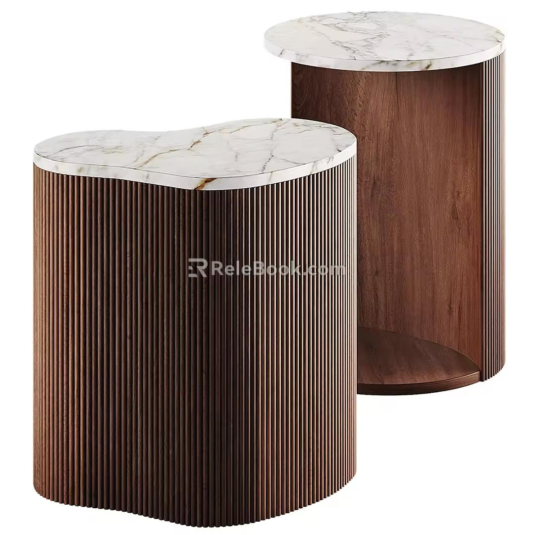 Side Table Coffee Table 3d model