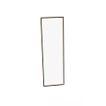 Elegant Full Length Standing Mirror with Wooden Tripod Frame for Home Decor