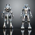 Modern Robot Sci-Fi Warrior Future Warrior 3d model