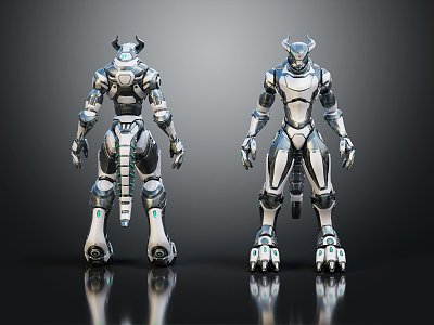 Modern Robot Sci-Fi Warrior Future Warrior 3d model