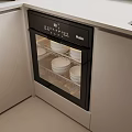 Haier Dish Sterilizer In Modern Kitchen With Glass Door And White Plates