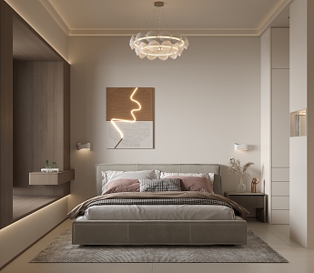 Modern Bedroom 3d model