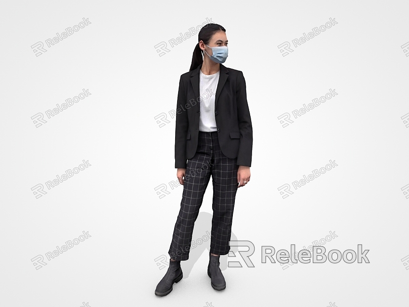 Women Wearing Masks Women Women Asian model