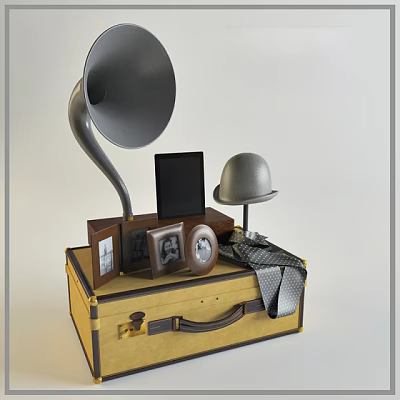 Ornaments combination 3d model Ornaments combination 3d model