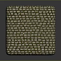 Wood Stone Textured Decorative Cube With Intricate Pattern Design And Smooth Surface