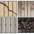 Screen partition 3d model