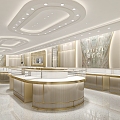 Modern Jewelry Store 3d model