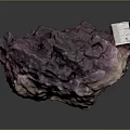 Purple Pink Amethyst Crystal Cluster With Natural Crystalline Formation On Dark Background