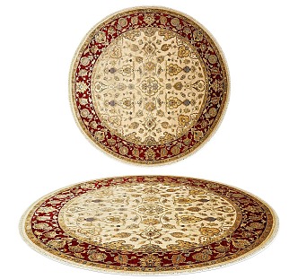 Carpet Nordic Ethnic Style Large Area Full of Crystal Velvet Persian Turkish Bedside Living Room American Retro European Country Square 3d model