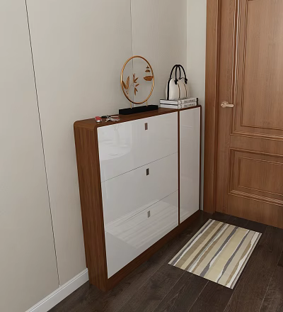 Modern shoe cabinet 3d model Modern shoe cabinet 3d model