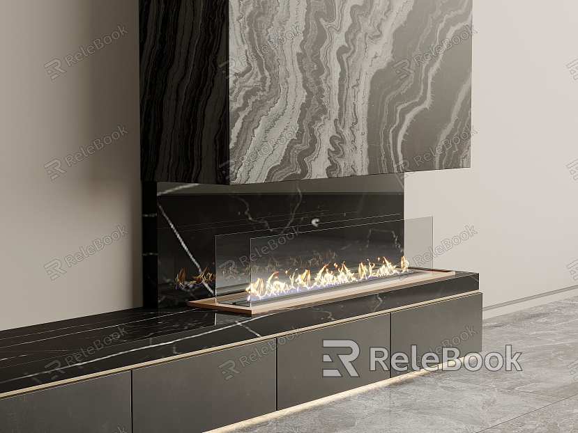 Modern Fireplace model