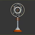Modern Microphone Mike Amplifier Capacitor Mike High-end Mike 3d model