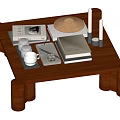 Middle Ancient Style Coffee Table 3d model