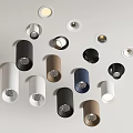 Modern Downlights And Spotlights With Various Colors For Indoor Lighting Decoration