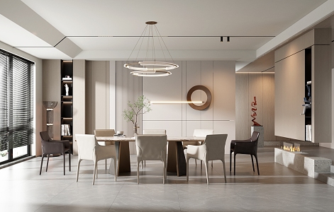 Modern Restaurant 3d model