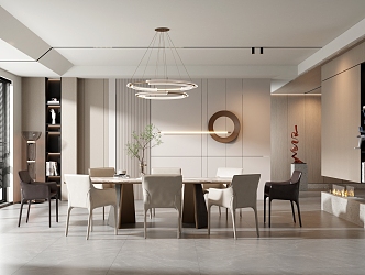 Modern Restaurant 3d model