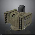 Industrial Mechanical Component With Symmetric Hole Modules Dome Top And Metal Strips