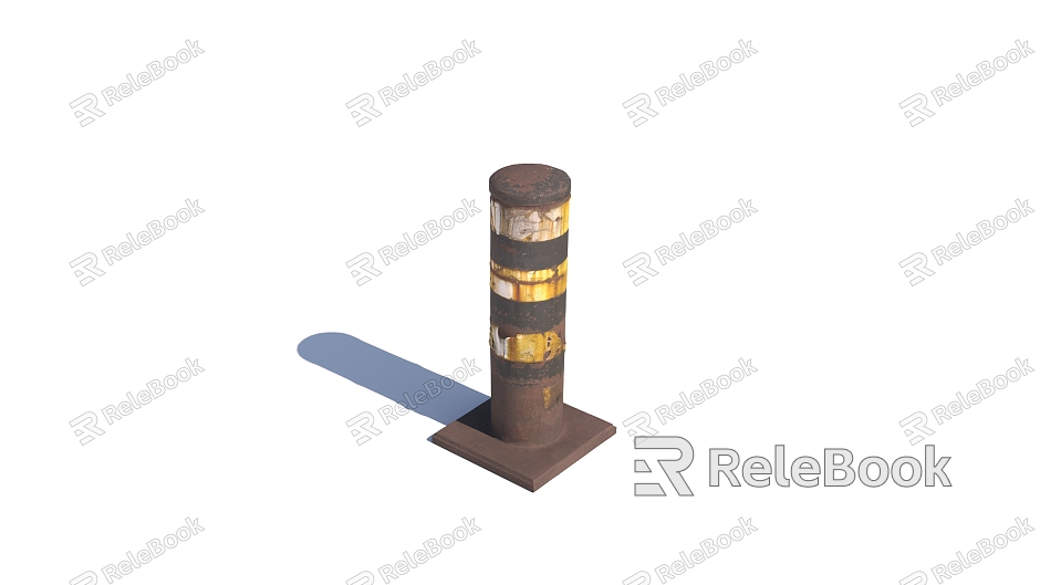 Modern Pillar Metal Pillar model