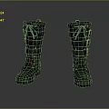 Black Leather Boots With Metal Buckles Stylish Design Durable For Daily Use