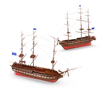 Modern Sailing 3d model