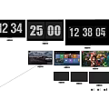 Modern TV laser TV socket set-top box remote control router 3d model