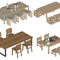 Wooden Kids Study Tables And Chairs Sets With Various Designs And Stools For Playroom