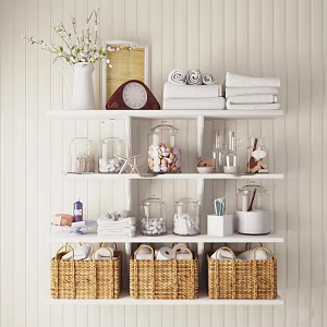 Bathroom Partition Bath Towel Desktop Ornaments 3d model