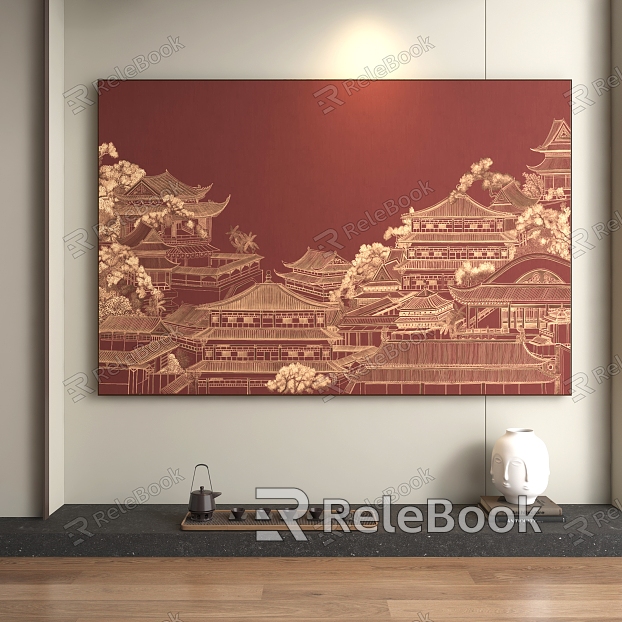 New Chinese Decorative Painting model