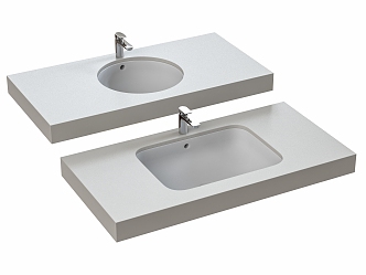 Washbasin under counter 3d model