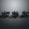 laser tower turret turntable sci-fi tower defense game tower defense sci-fi turret game turret game turret 3d model