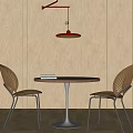 Dining Table and Chair Combination Casual Table and Chair 3d model