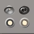 Modern Downlights And Spotlights With Various Design Styles And Color Frames For Interior Lighting