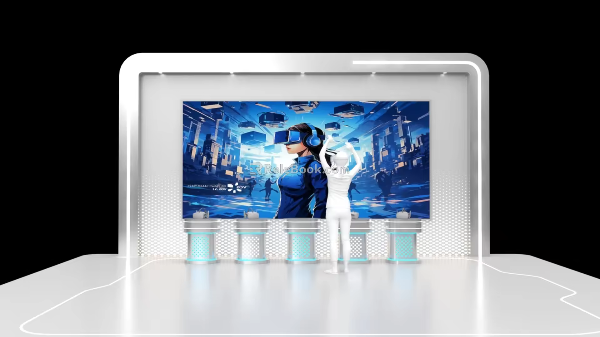 wear game wear interactive vr interactive vr game vr device 3d model