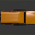 Orange Four Door Off Road Vehicle With Rugged Design Black Windows And Roof Rack