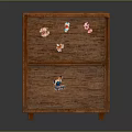 Brown Wooden Display Bookshelf With Multiple Open Shelves And Sturdy Legs