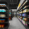 Modern Supermarket Fresh Supermarket 3d model