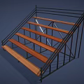 Sturdy Sports Bleachers With Metal Frame And Wooden Steps For Sports Venues