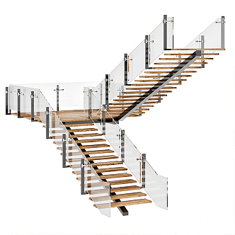 Modern Stairs 3d model